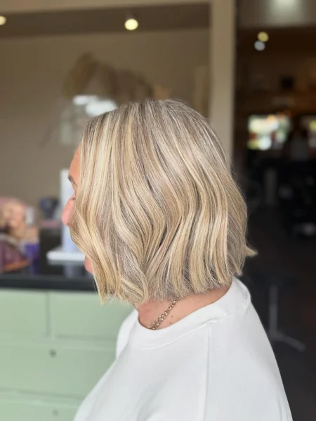 Wavy Blunt Bob