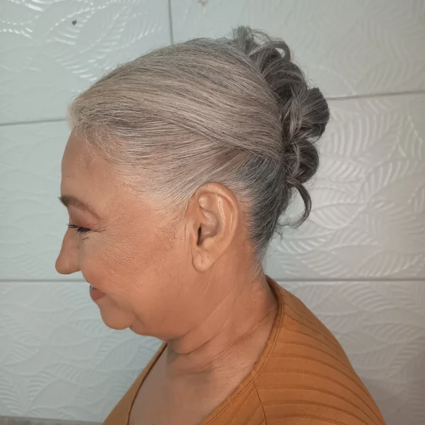 Curly Twisted Updo