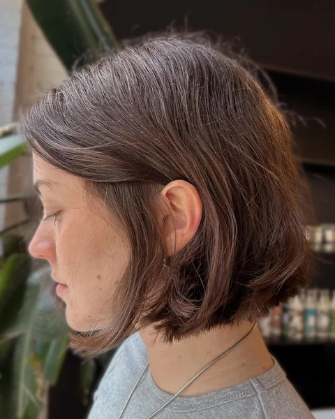 Tucked Chin-Length Bob