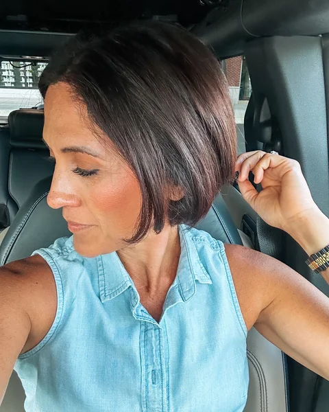 Sleek Chin Length Bob