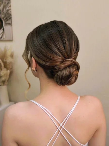 Sleek Twisted Chignon