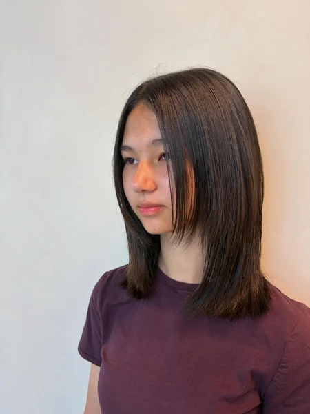 Sleek Straight with Face-Framing Pieces