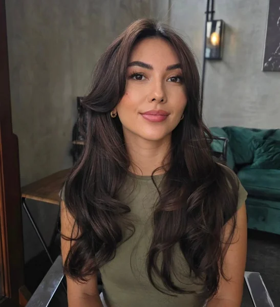 Long Wavy Dark Brunette