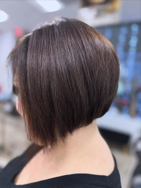 Classic Short Brunette Bob