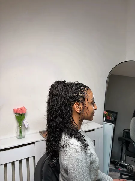 Half Up Boho Ponytail