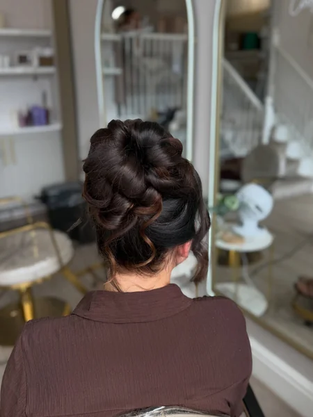 Elegant Brunette Updo