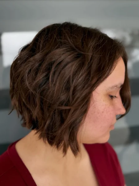 Short Choppy Textured Bob