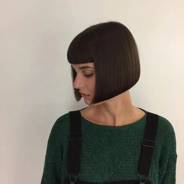 Blunt Bob with Micro Bangs
