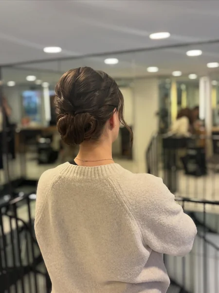 Everyday Low Chignon Updo