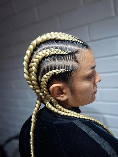 Blonde Jumbo Cornrows