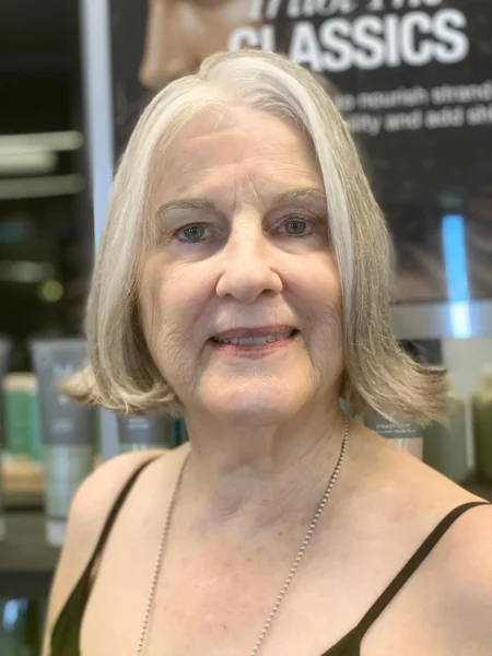 Silver Flipped Bob