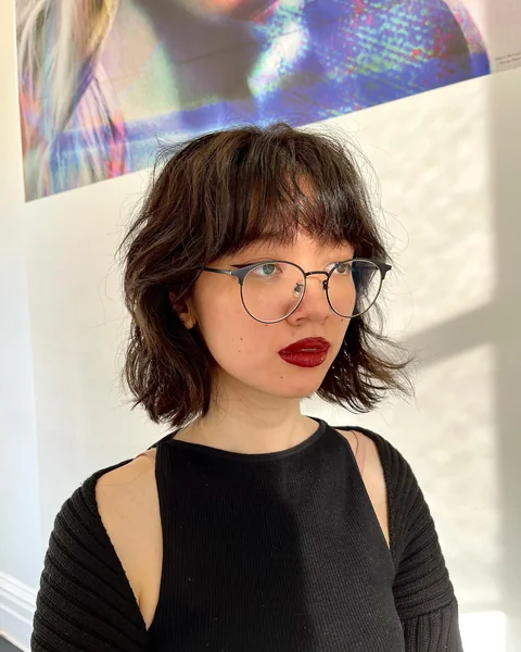 Wavy Shag with Bangs