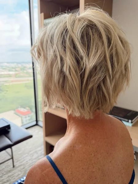 Choppy Textured Short Bob
