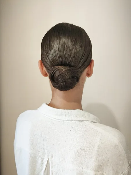 Simple Slick Low Bun