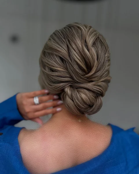 Textured Low Chignon