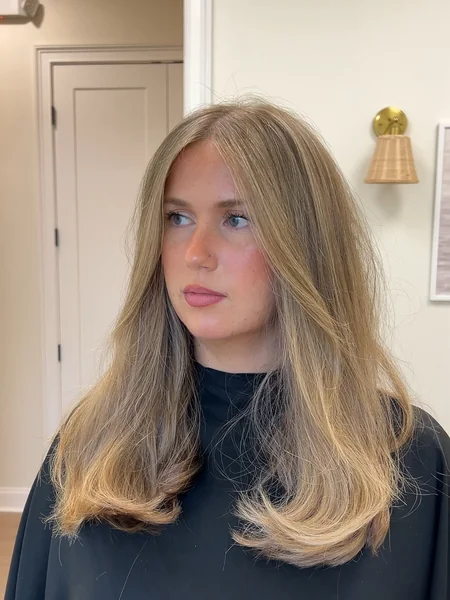 Long Dark Blonde Layers