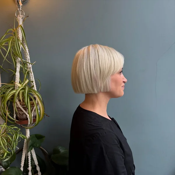 Platinum French Bob