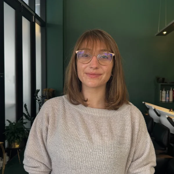 Ash Brown Bob with Bangs