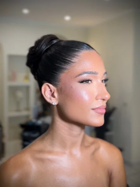 Slick Twisted High Bun