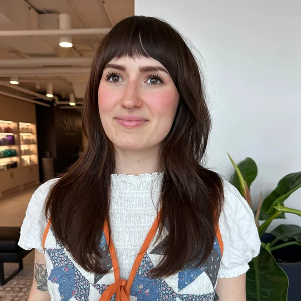 Micro Bangs with Layers