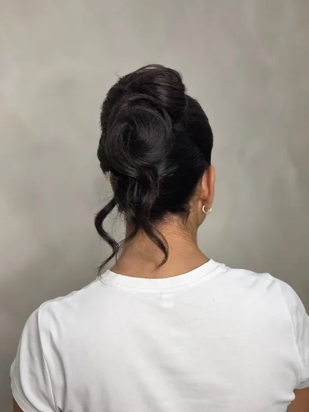 Simple High Twisted Updo