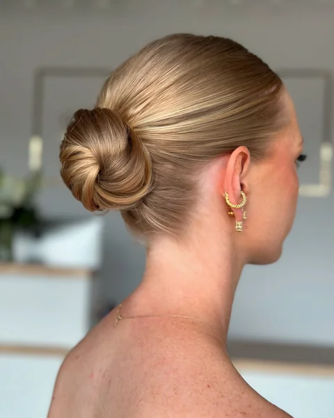 Sleek Coiled Bun
