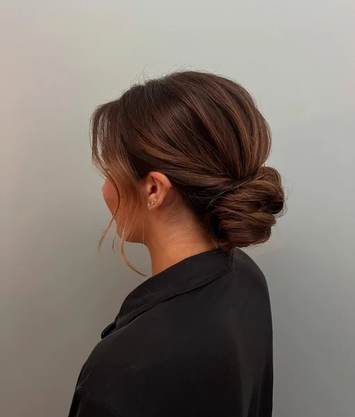 Soft Low Bun for Work