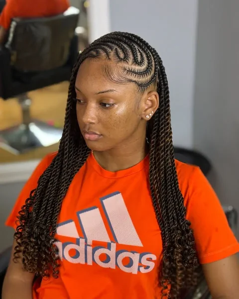 Ombre Twists With Fulani Front