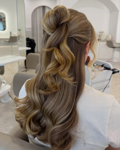 Half-Up Top Knot