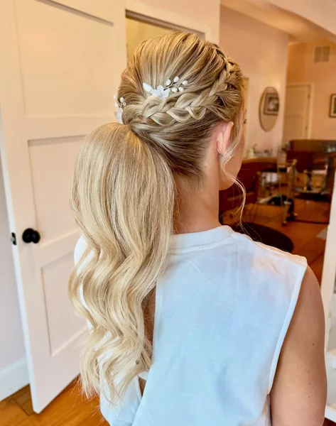 Dutch Braid Ponytail