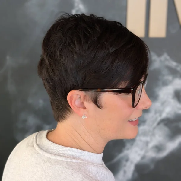 Tapered Pixie With Side Fringe