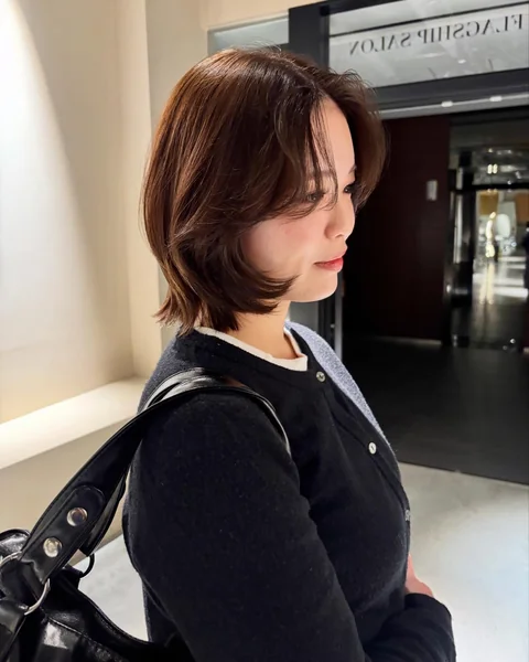 Korean Face-Framing Bob