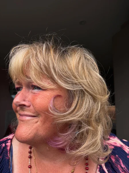 Feathered Shag with Pastel Ends
