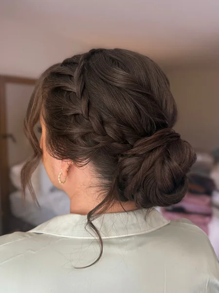 Classic French Braid Updo