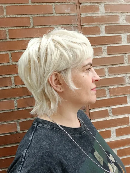Platinum Choppy Shag