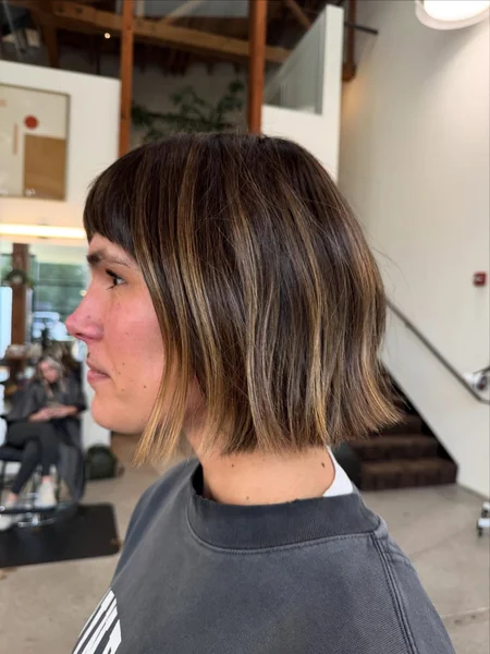 Blunt Bob with Micro Bangs