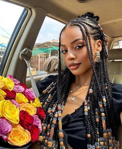 Beaded Fulani Braids
