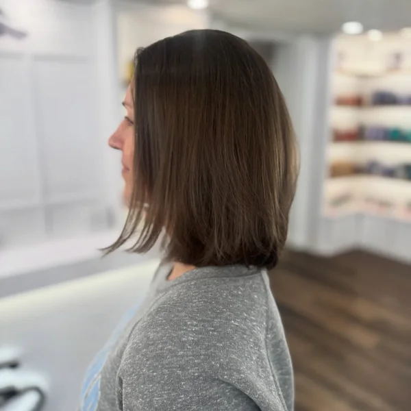 Classic Brunette Bob