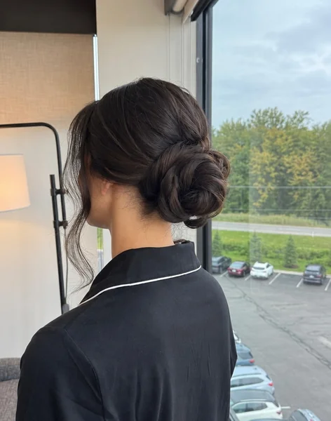 Quick Low Bun for Busy Mornings