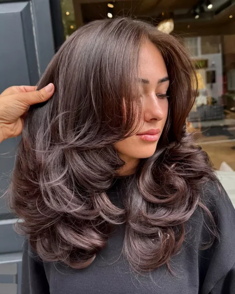 Bouncy Chocolate Brown Layers