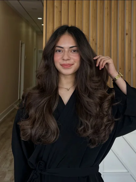 Bouncy Brunette Curls
