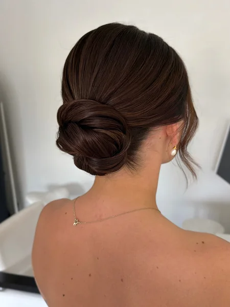 Minimalist Low Knot Bun