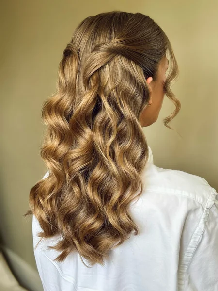 Twisted Half-Up for Medium Hair