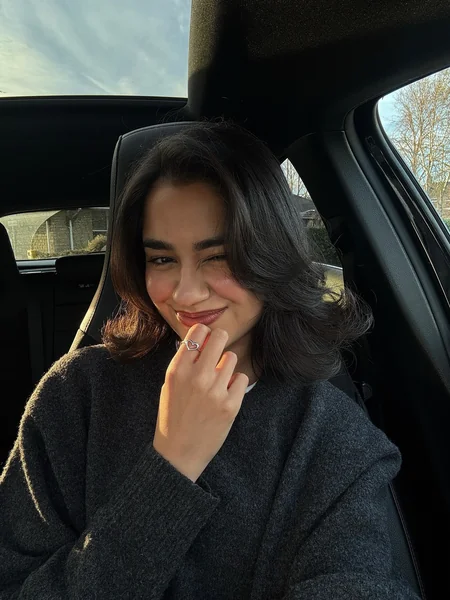 Shoulder-Length Flipped Blowout