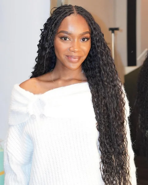 Center Part Boho Braids