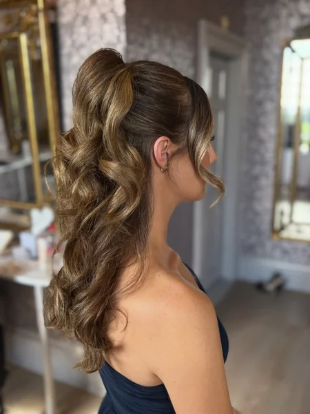 Date Night Half Up Ponytail