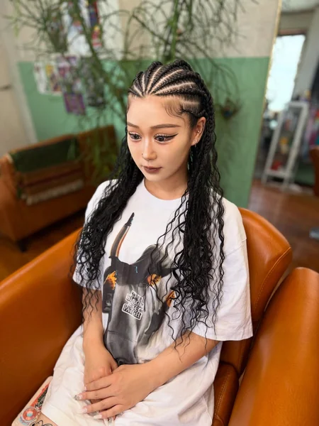 Boho Fan Cornrows