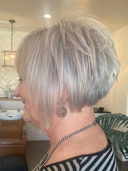 Silver Stacked Pixie Bob