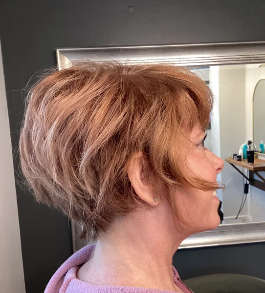 Tousled Copper Wedge