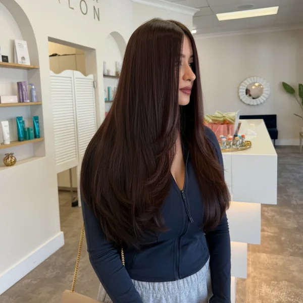 Long Sleek Straight Layers